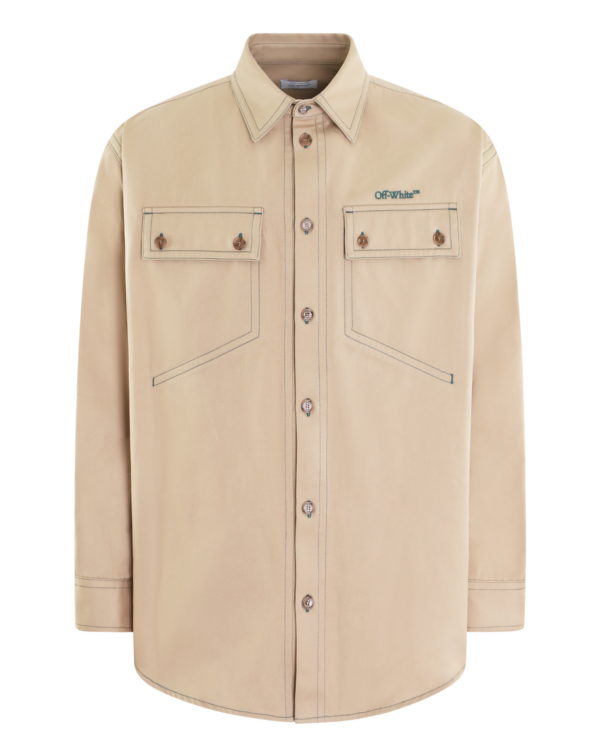 Men’s Stitch Cotgab Aboutshirt Beige